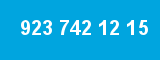 923 742 12 15 923 742 12 15